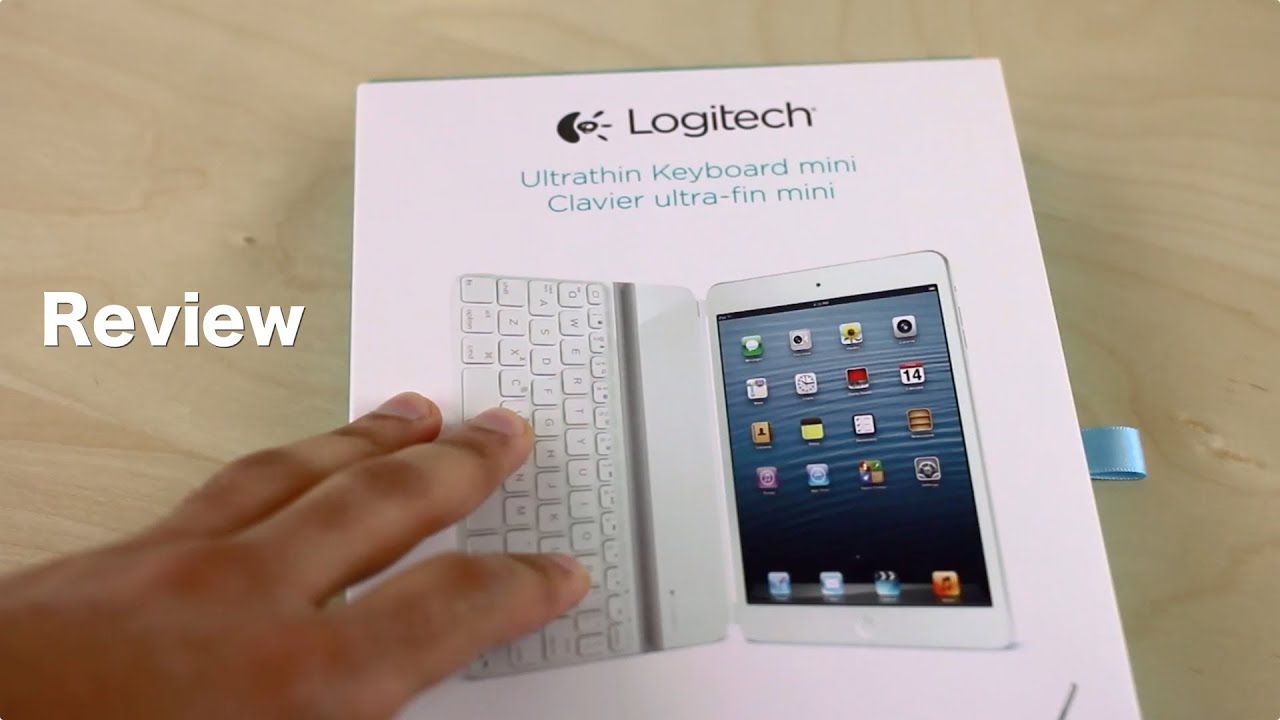 Review Logitech Ultrathin Keyboard Cover For Ipad Mini Youtube