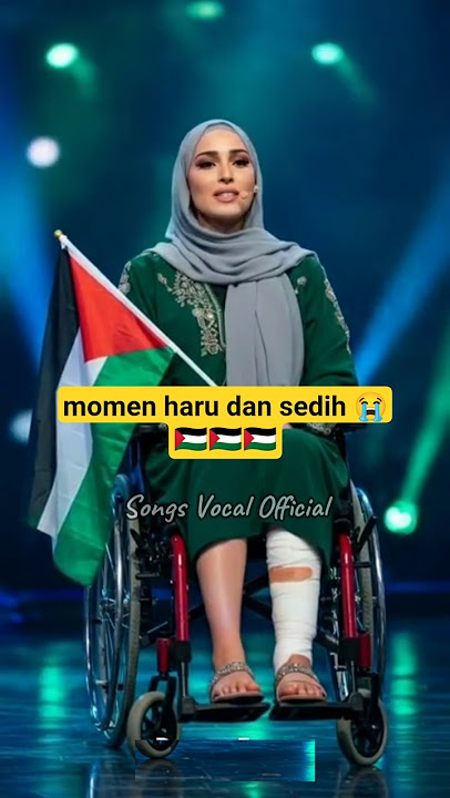 Free Palestine 🇵🇸.!! Suara Indah dari Wanita Hijabers Bikin Panggung Heboh #palestine #feedshorts