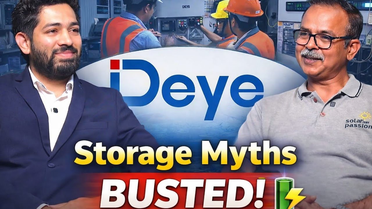 Развенчание мифов о хранении энергии 🔋 | Подкаст с Акшаем Дхадекаром (DEYE)