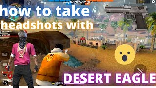 HOW TO TAKE HEADSHOTS WITH DESERT EAGLE || FULLY EXPLAINED || TALKING TOM FF screenshot 4