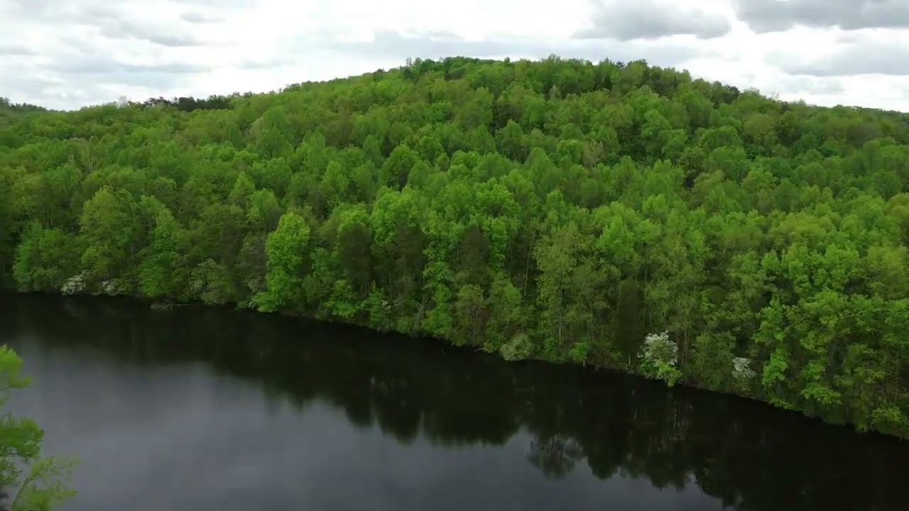 Rollins Lake, Evans WV, Drone flyover