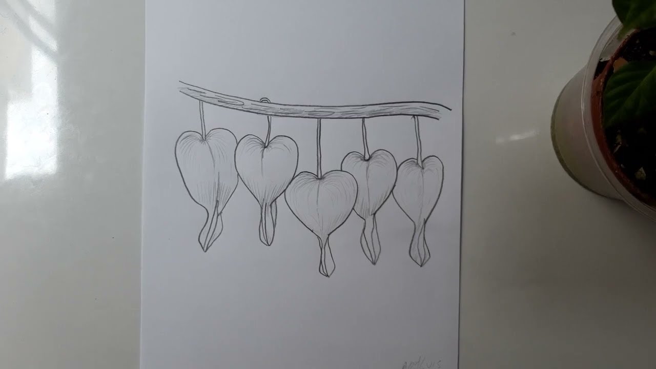 How To Draw A Bleeding Heart