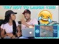 Couple Reacts : Try Not to Laugh Or Grin Challenge Part 13!!!! Loser Gets Ice Bucket