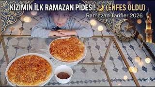 Fırıncıları Kıskandıran Pide! 🥖 6 Yaşındaki Kızımın Gizli Tarifi #ramazanpidesi #annekiz #evdeekmek