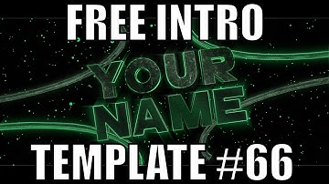 FREE INTRO TEMPLATE #66 (BLENDER) [by:me] | 1080p60