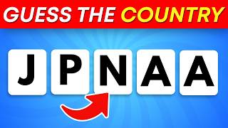 Guess the Country by its Scrambled Name | Country Quiz