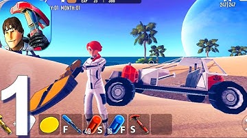 X Survive: Crafting and Building Sandbox - Gameplay Walkthrough Part 1 (Android, iOS Gameplay)