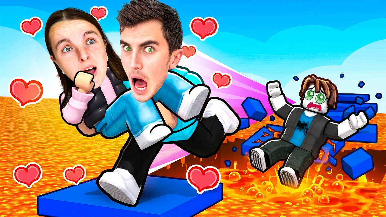 Je Dois SAUVER Ma Copine De La LAVE dans Roblox