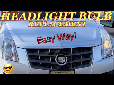 CADILLAC CTS HEADLIGHT BULB REPLACEMENT – How to Change Headlight Bulbs on a Cadillac CTS. Save $$$