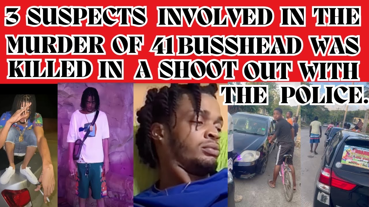 3 SUSPECTS Involver In THE MURDER Of 41 BUSSHEAD Was SHOT & KILLED In a SHOOT OUT With The POLICE