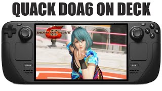 DEAD OR ALIVE 6 on Steam Deck Lutris | Fix Slow Gameplay & No Sound Issue #doa6 #lutris #quack