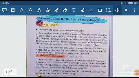 Std.3rd Sub.EVS Lesson no.26 As we Go from the Third to Fourth Standard  Part =1