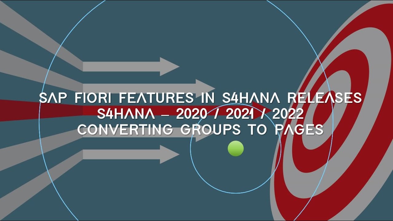 CONVERTING GROUPS TO PAGES