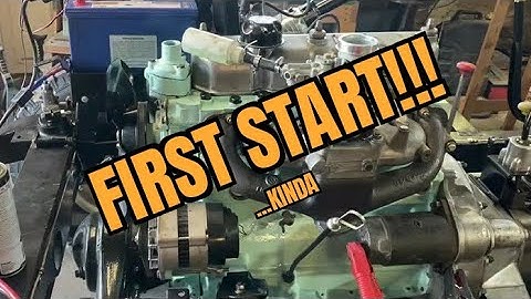 Starting the Series III Land Rover motor after rebuild