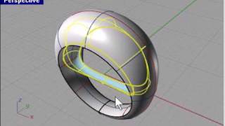 3 minutes | Rhino 3d modeling  Basic Ring