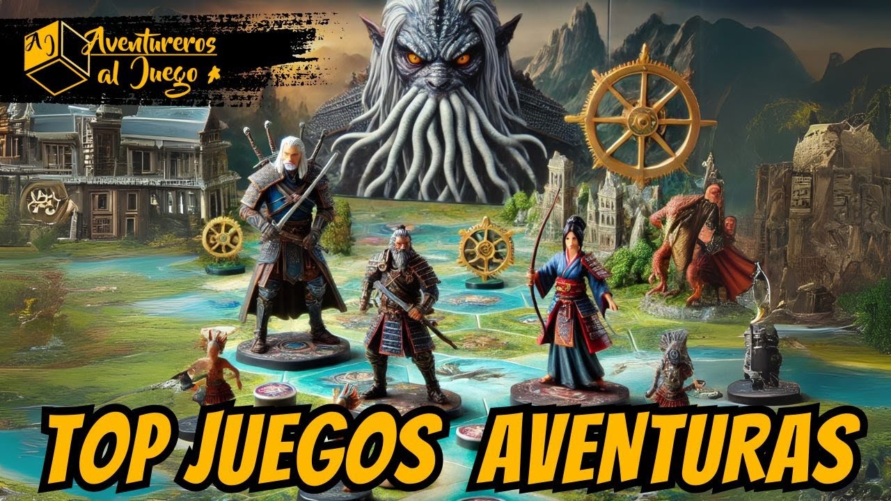 TOP JUEGOS DE MESA DE AVENTURAS 2024.  Vive una gran historia narrativa.
