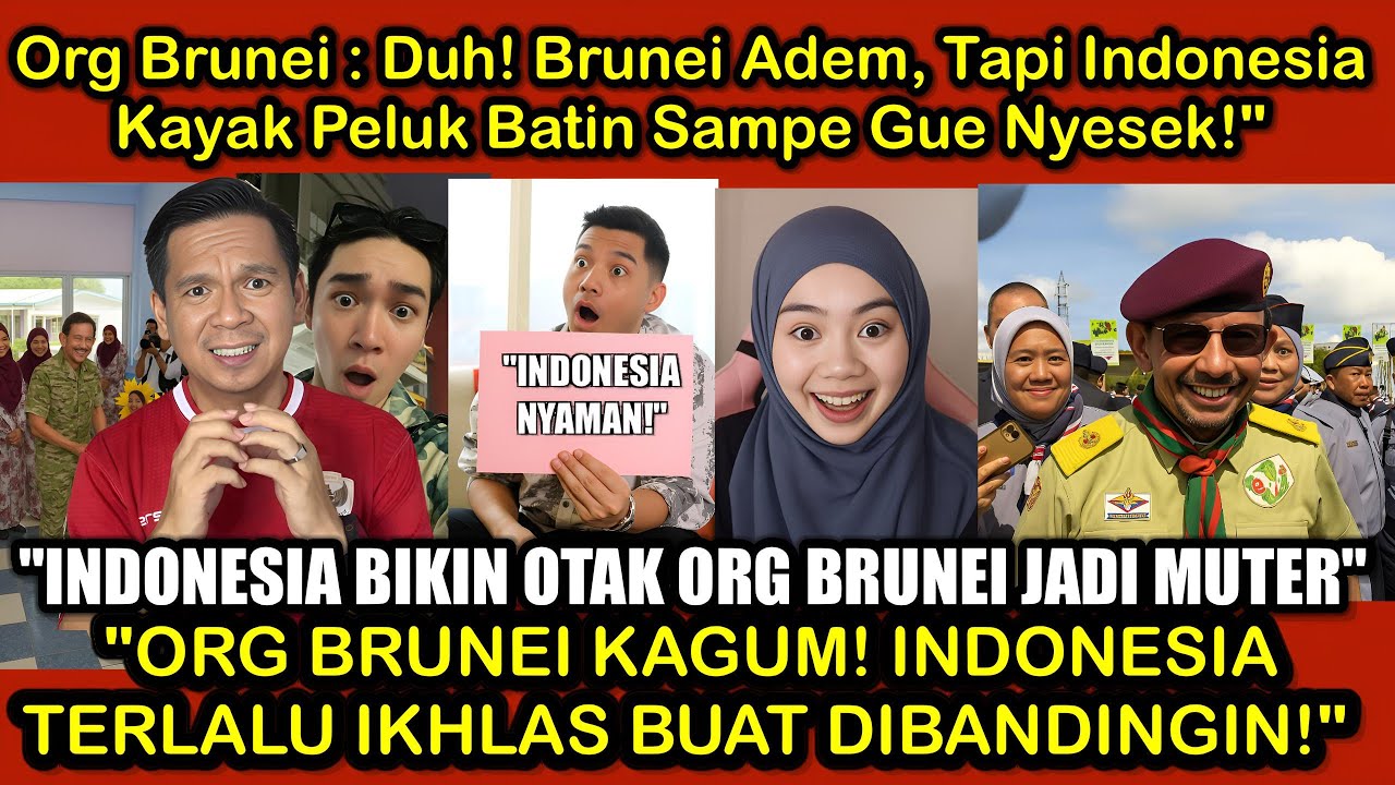 Orang Brunei Kaget! Indonesia Gak Banyak Gaya, Tapi Keikhlasannya Ngena Sampai Bikin Merinding!