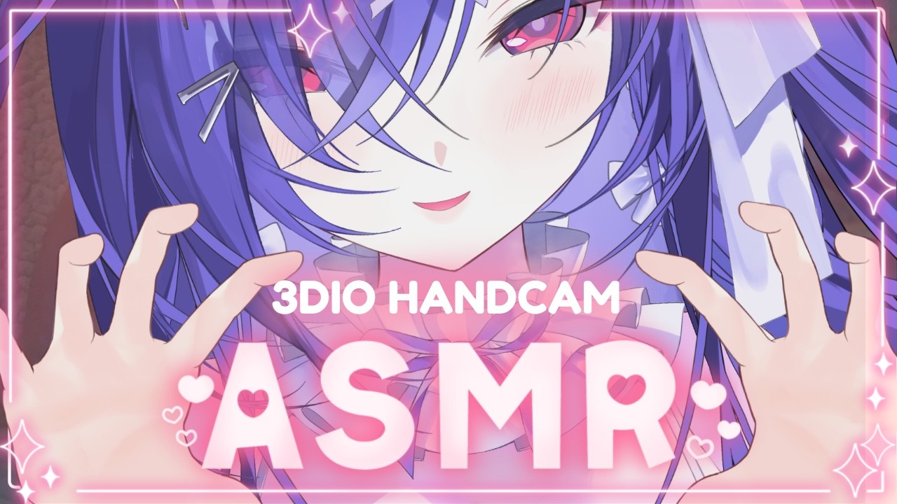 【3DIO ASMR】Tingles to fall asleep to 💤 | Vtuber Handcam