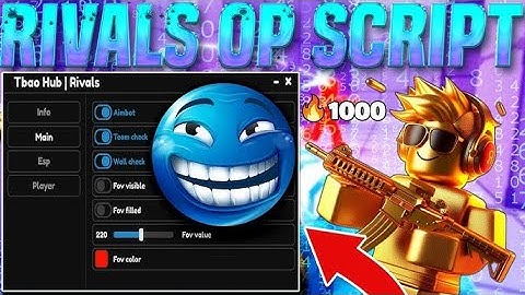 Rivals Script | Roblox Script | Not Patched | No Ban KEYLESS