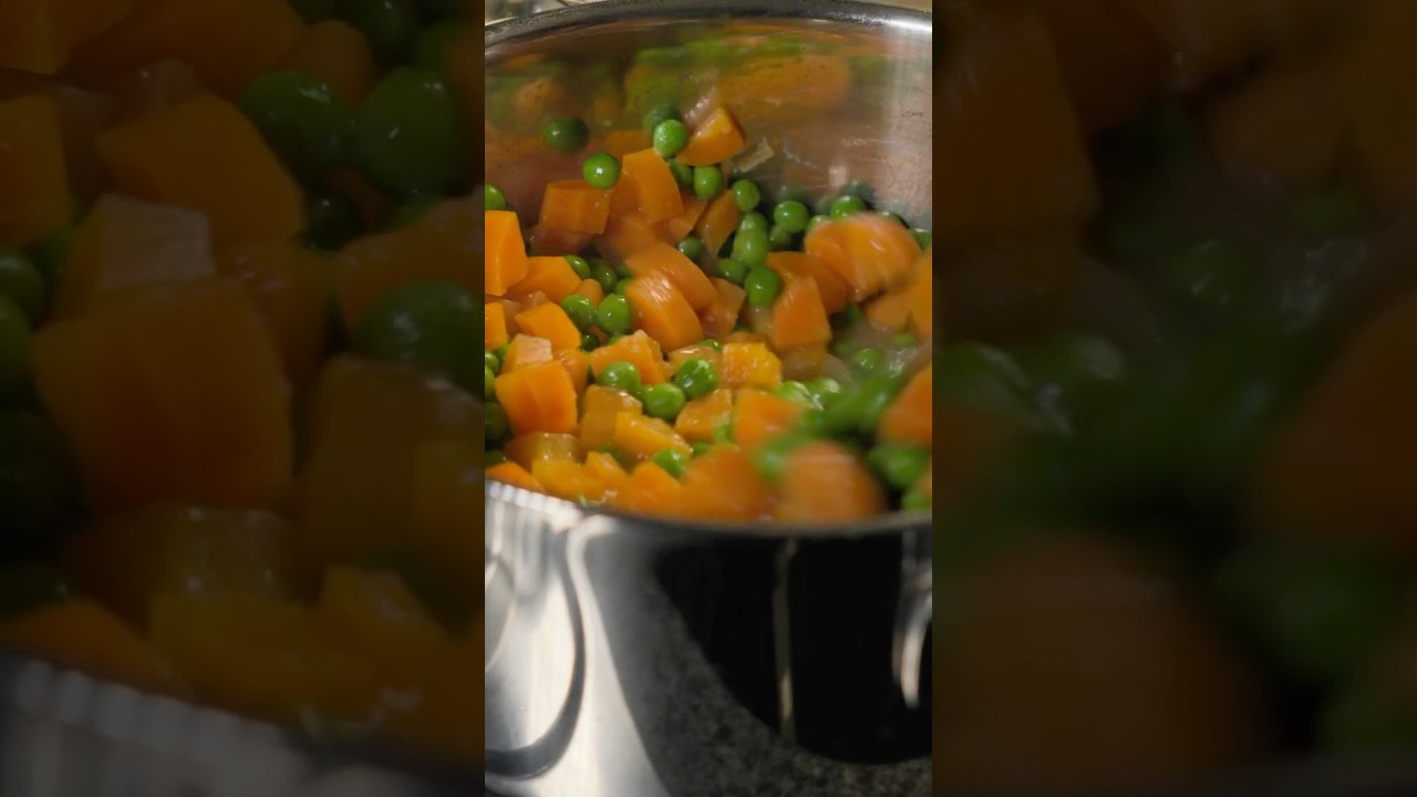 Velvety Buttered Carrots & Peas