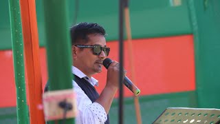 LIDUK PADU, one of the best singer in Adi society perform a melodies song at Seren vill on 1.3.2020