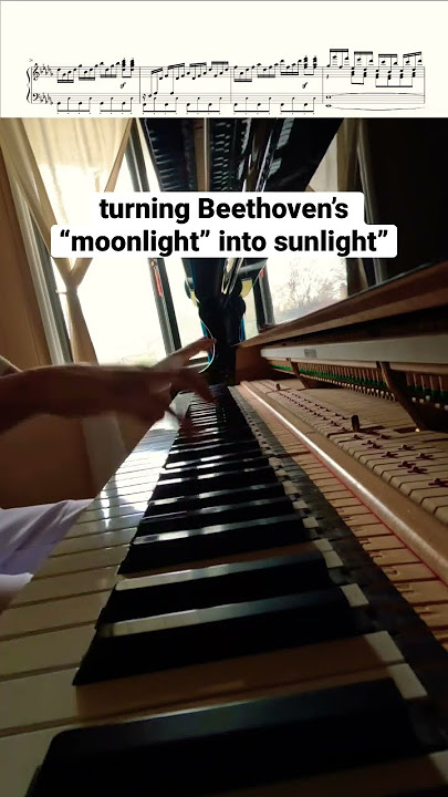 Beethoven’s “moonlight” but happy... #shorts #piano #beethoven #moonlight #sonata