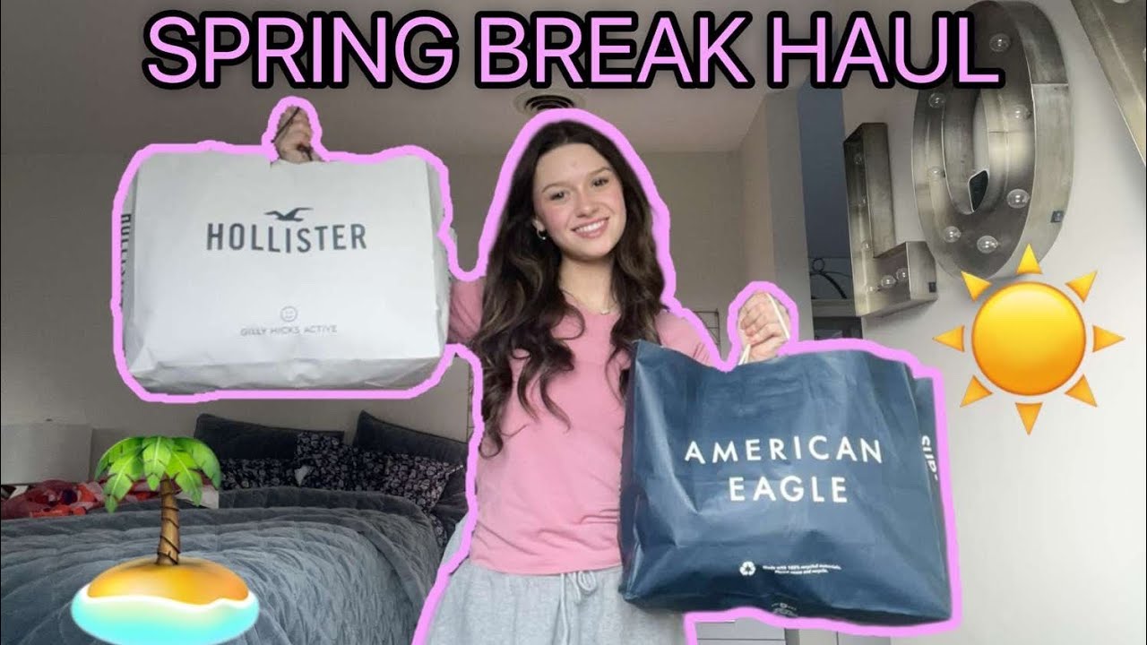 Huge Mall haul! Try on of Spring Break outfits!!! - YouTube