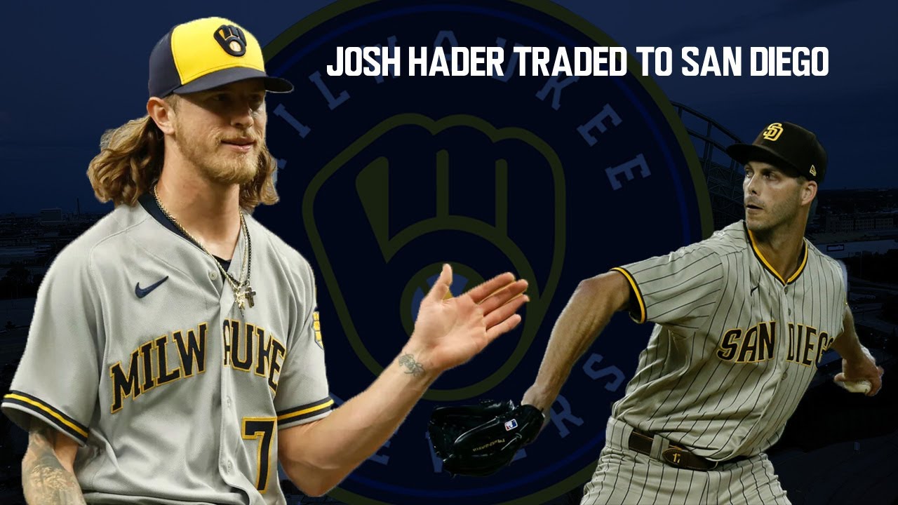 Josh Hader's wife emotional after 'bittersweet' trade to Padres