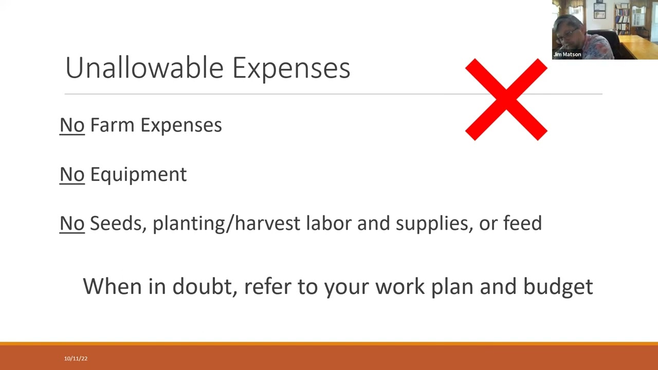 USDA Value-Added Producer Grant Reimbursement and Reporting Webinar