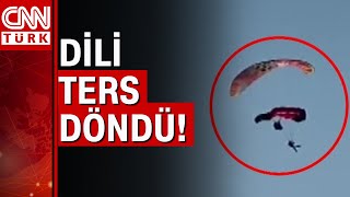 Paraşütçülerin Ölümden Döndü Yürekleri Ağza Getiren Görüntüler