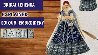 Rendered Bridal lehnga | Part-2 | sabyasachi new💥| Fashion illustration