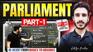 Parliament Explained for Beginners | Complete Indian Polity NCERT | UPSC | By Aditya Pratap