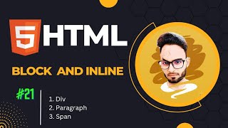 Block and inline elements Lecture-21 | div | span | p | HTML in Hindi | HTML for beginners