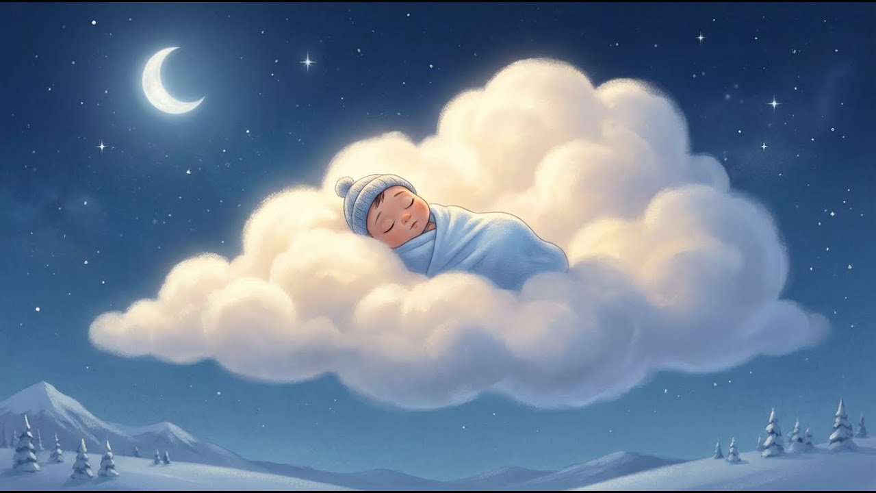 ☁️❄️ Floating on a Winter Cloud – Deep Sleep Lullaby for Babies, Toddlers & Kids