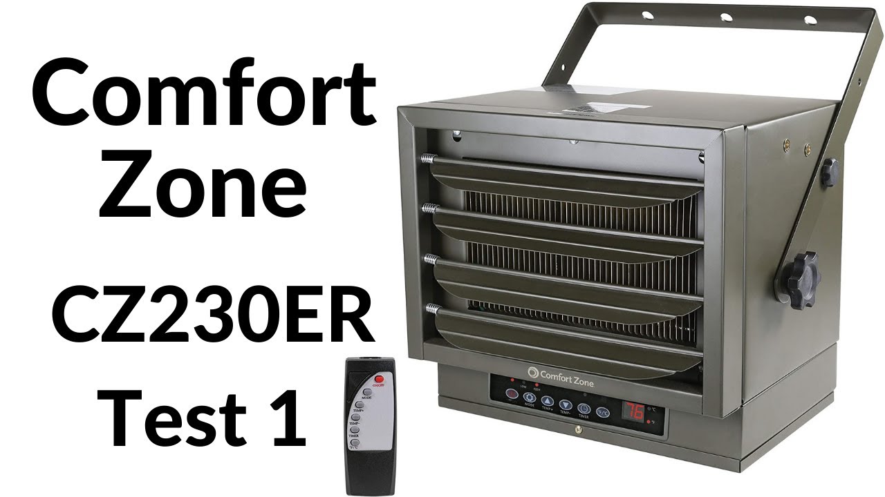 Comfort Zone Heater CZ230ER 240v 7500w Shuts Off Before Reaching  Temperature - YouTube