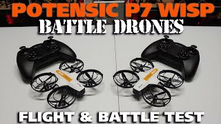 Potensic P7 Wisp IR Battle Drone Flight and Battle Mode Test