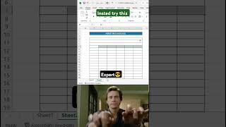 Learn this quick excel tip to save time &amp; Boost your Productivity #shorts #exceltips #exceltricks