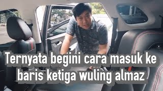 This is what it looks like if the Wuling Almaz is fitted with a fixed seat with a sporty model.