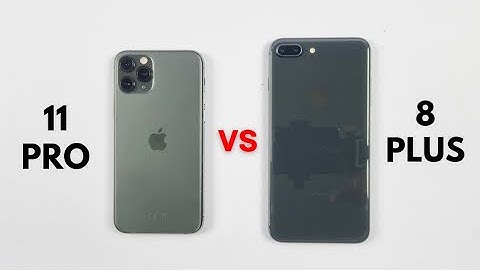 iPhone 8 Plus Vs iPhone 11 Pro Speed Test & Camera Comparison