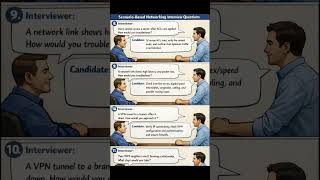 Scenario based networking interview questions and answers
