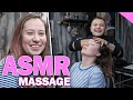 ASMR Female Massage | Best ASMR Therapy In Mens Barber Shop (asmr massage)