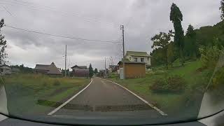 20191014国道353号(3/4)・新潟県側(新潟県十日町市・信濃川沿いの狭隘路)