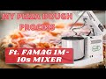 My Pizza Dough Process - Using a Famag IM-10s Spiral Dough Mixer and Poolish