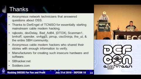 DEFCON 18: Hacking DOCSIS For Fun and Profit 4/4