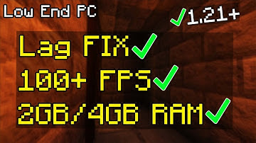 Minecraft 1.21.10 TLauncher Low End PC Lag and Shuttter FIX | 100+ FPS on 2GB/4GB RAM (2025)