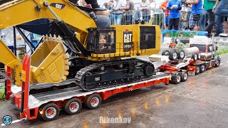 Mega 1/14 scale RC Trucks, RC Heavy Haulage, biggest RC Excavator, RC Earthmoving Equipment