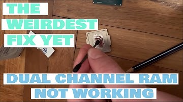 How to fix RAM Dual Channel not working - Z170 K6 Fatal1ty with an i5 8600K