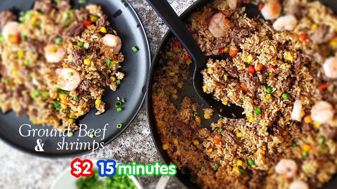 Dinner for 5 in 15 Minutes. Simplified Recipe, Best Ground Beef