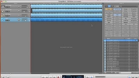 Adding Drum Loop to Projects on GarageBand : Recording Music