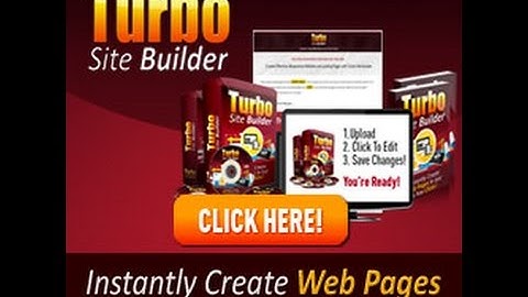 Video Tutorial Turbo Site Builder Installation